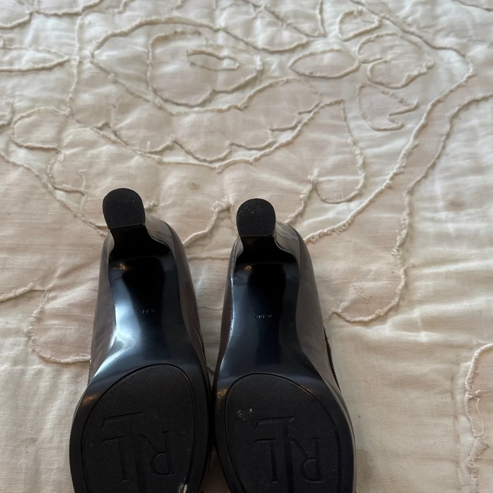 Lauren Ralph Lauren Black and Brown‎ Heels- worn once- excellent condition